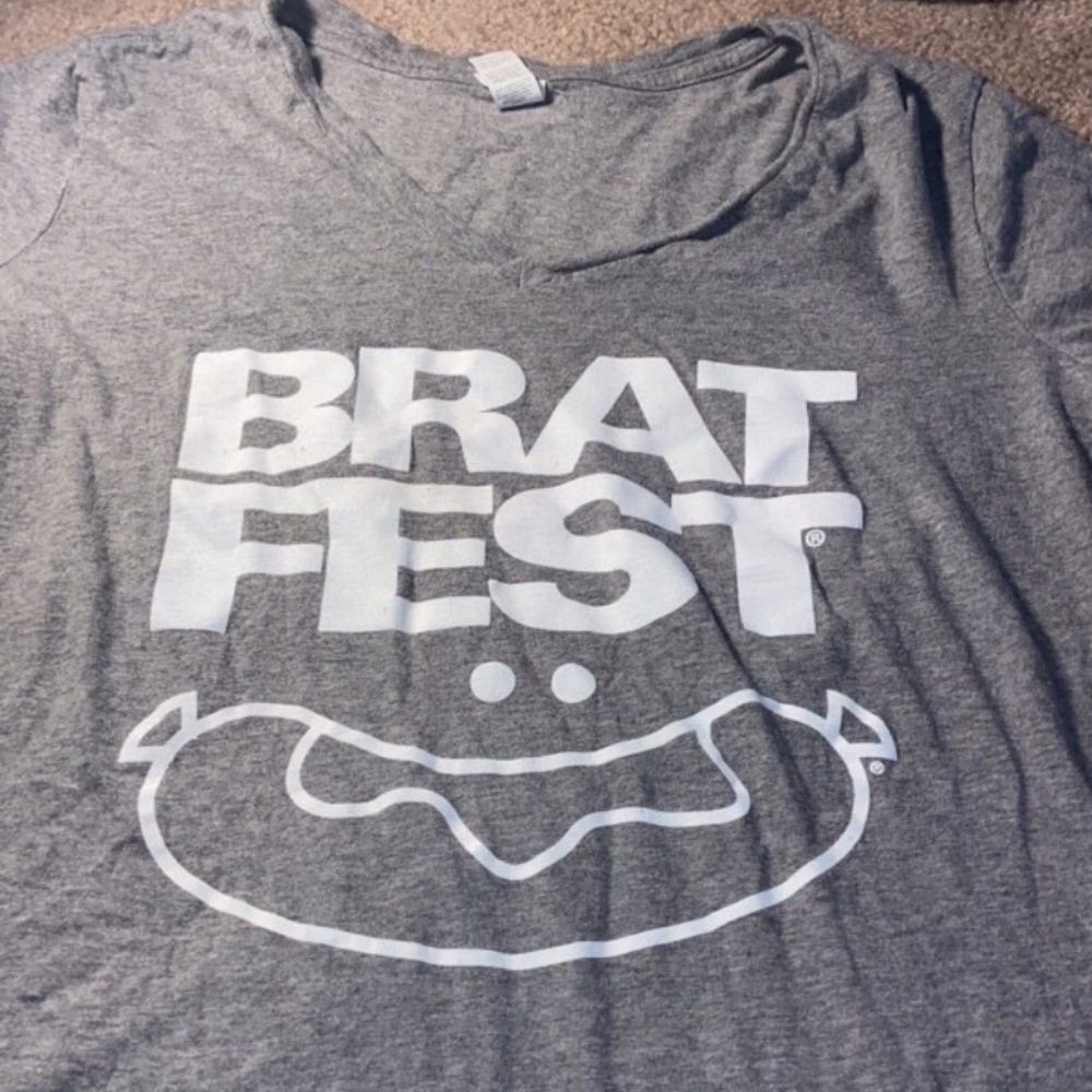 Women’s Brat Fest V-Neck Tee